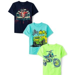 Boys Vehicle Graphic Tee 3-Pack - Multi